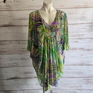 Jennifer Lopez Caftan Style Dress sz small0